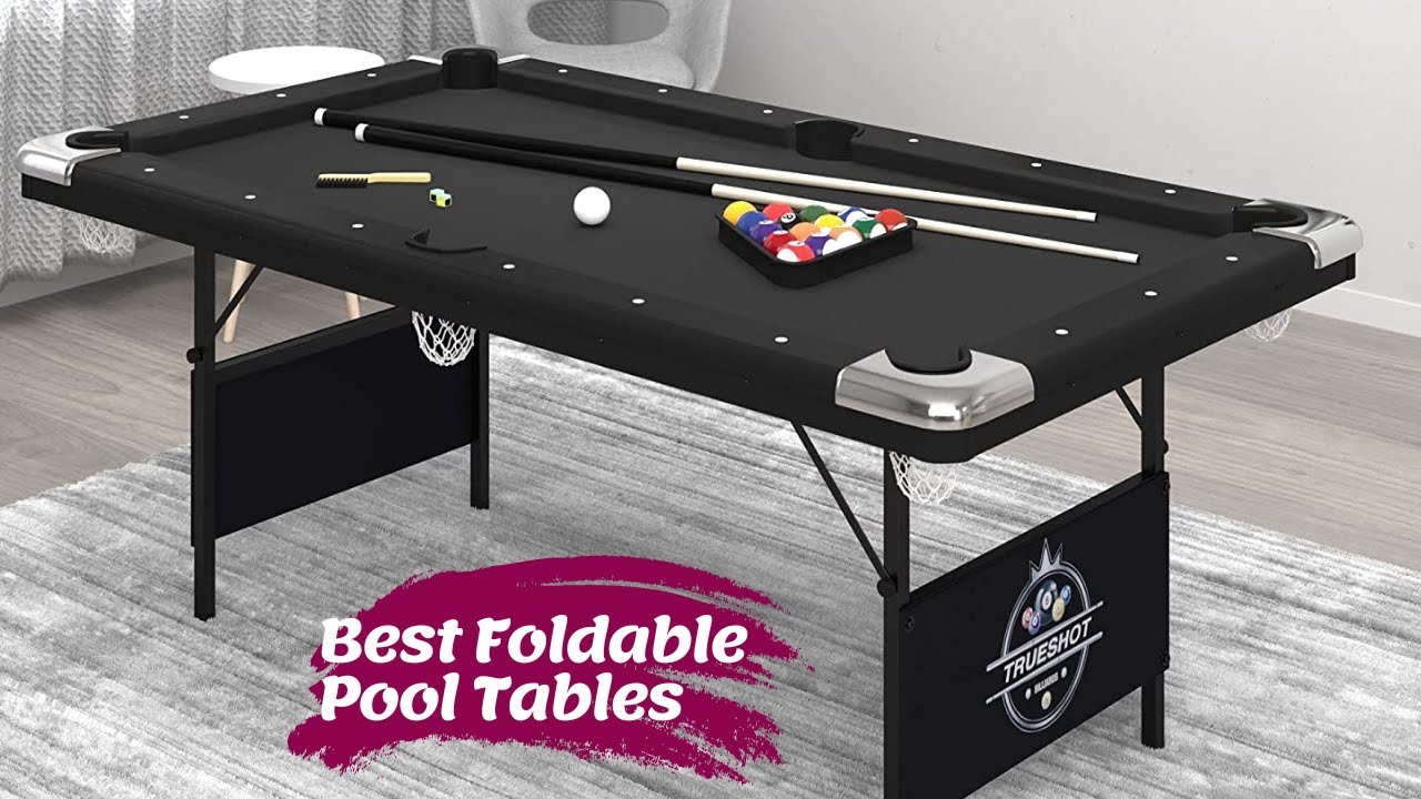 best foldable pool table