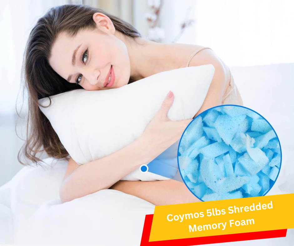Coymos 5lbs Shredded Memory Foam.