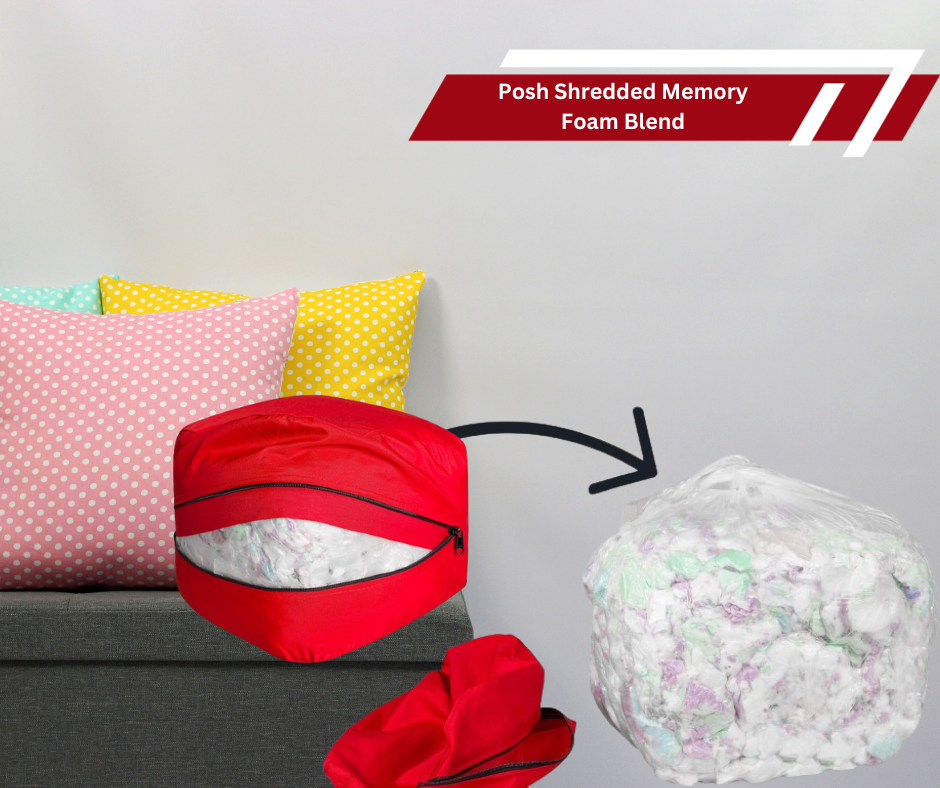 Posh Shredded Memory Foam Blend