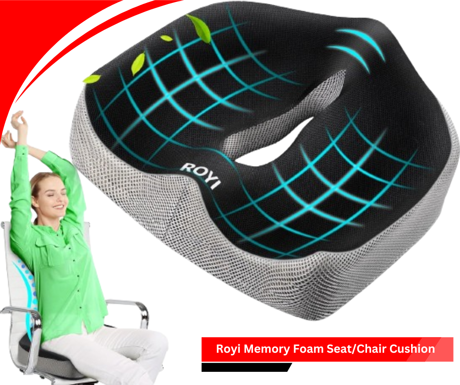 Royi Memory Foam Seat/Chair Cushion