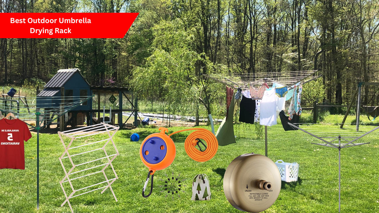 Best Outdoor Umbrella Drying Rack