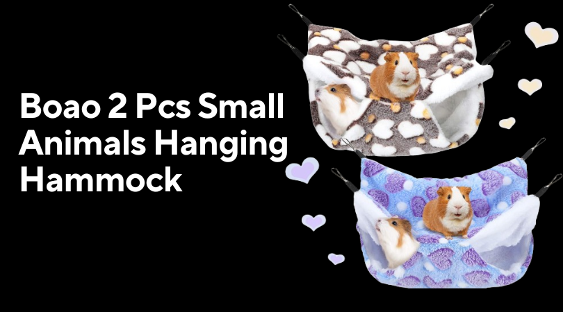 Boao 2 Pcs Small Animals Hanging Hammock
