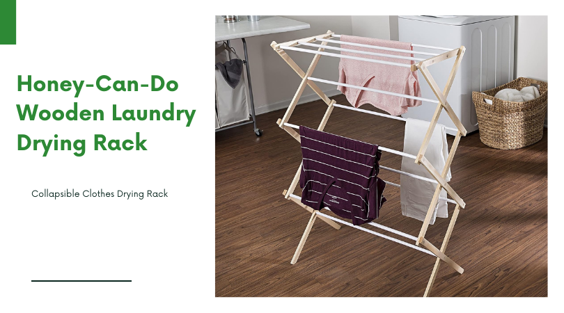 Honey-Can-Do Wooden Laundry Drying Rack