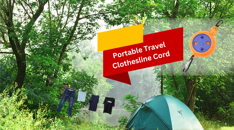 Portable Travel Clothesline Cord