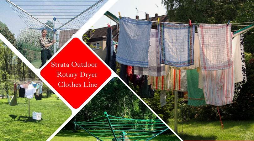Strata Outdoor Rotary Dryer Clothes Line