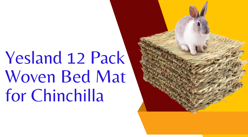 Yesland 12 Pack Woven Bed Mat for Chinchilla
