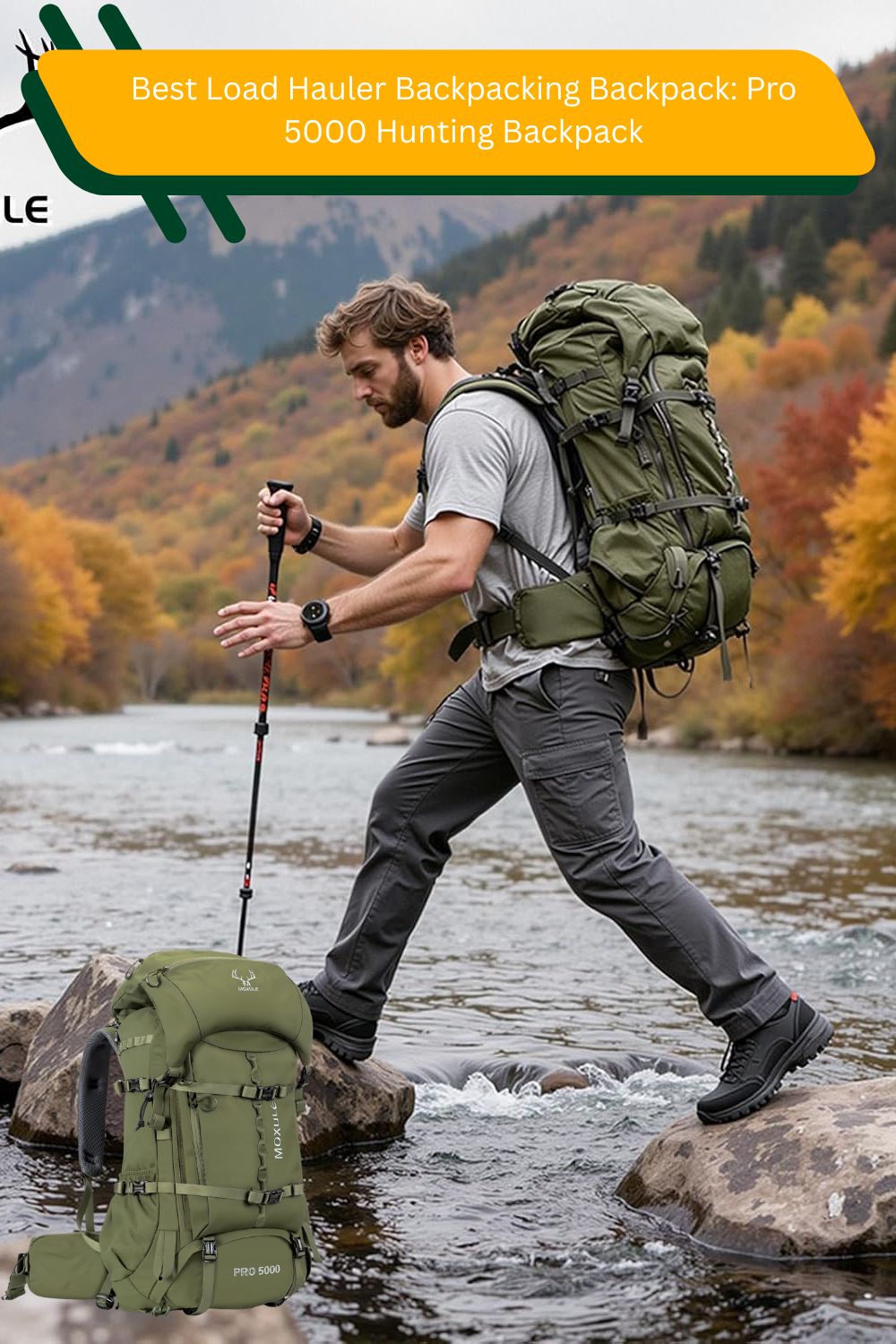 Best Load Hauler Backpacking Backpack Pro 5000 Hunting Backpack